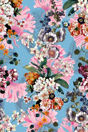 欧式印花华亿平台图片