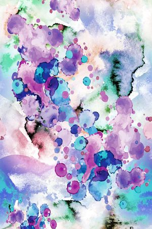 色彩几何印花华亿平台图片