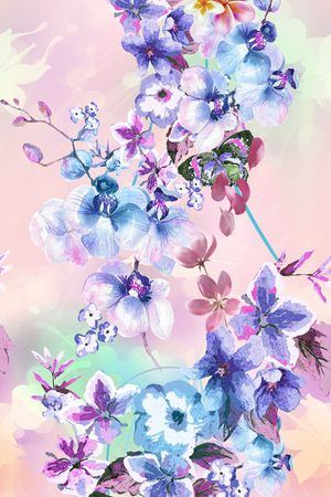 乱花印花华亿平台图片