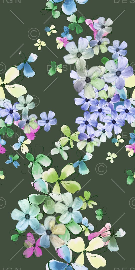 手绘印花华亿平台图片