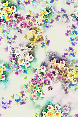 乱花印花华亿平台图片