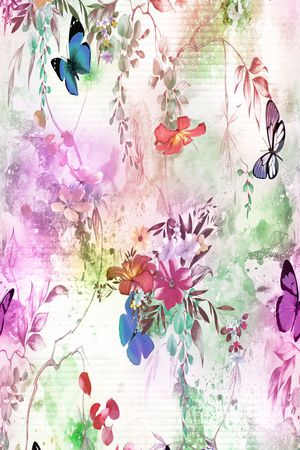 乱花印花华亿平台图片