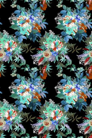 乱花印花华亿平台图片