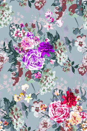 乱花印花华亿平台图片