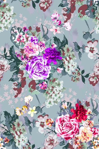 乱花印花华亿平台图片