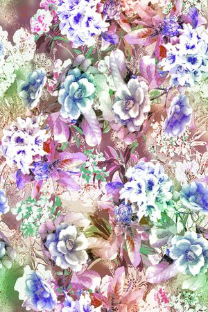 乱花印花华亿平台图片