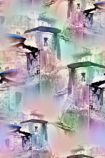 手绘印花华亿平台图片