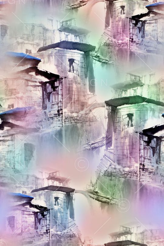 手绘印花华亿平台图片