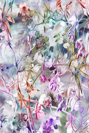 乱花印花华亿平台图片