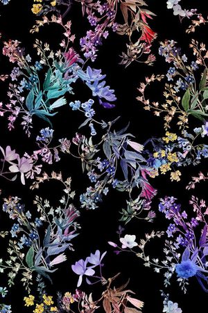 手绘印花华亿平台图片