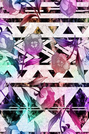 手绘印花华亿平台图片