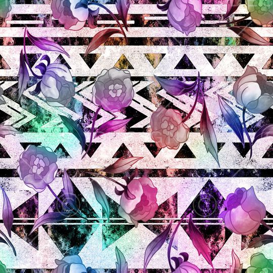 手绘印花华亿平台图片