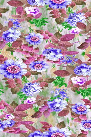 乱花印花华亿平台图片