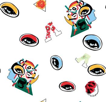 685392-抽象字母人物1