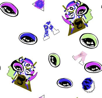 685393-抽象字母人物2