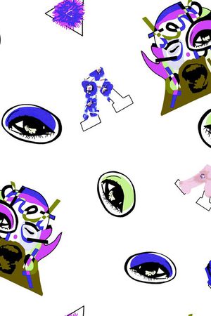 眼睛印花华亿平台图片