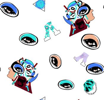 685395-抽象字母人物4