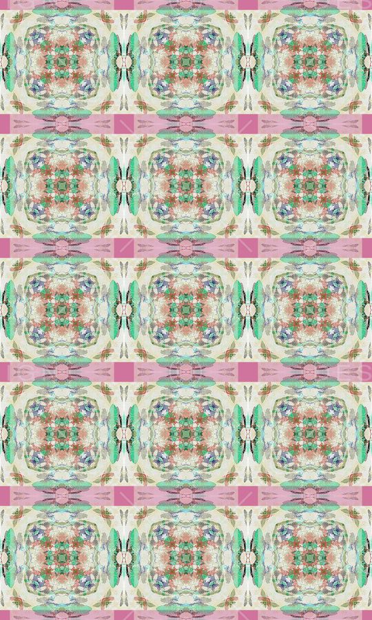 抽象图案印花华亿平台图片