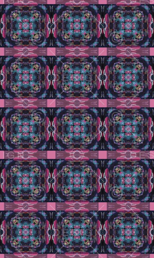 抽象图案印花华亿平台图片