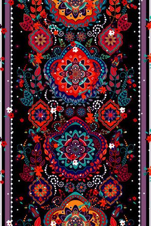 时尚潮流女装裙子外套民族风印花印花华亿平台图片