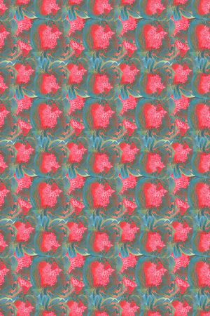 抽象图案印花华亿平台图片