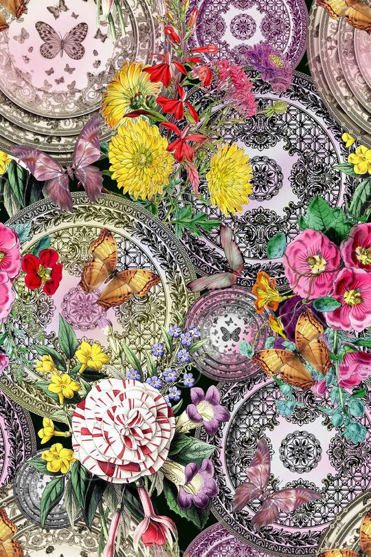 薰衣草印花华亿平台图片