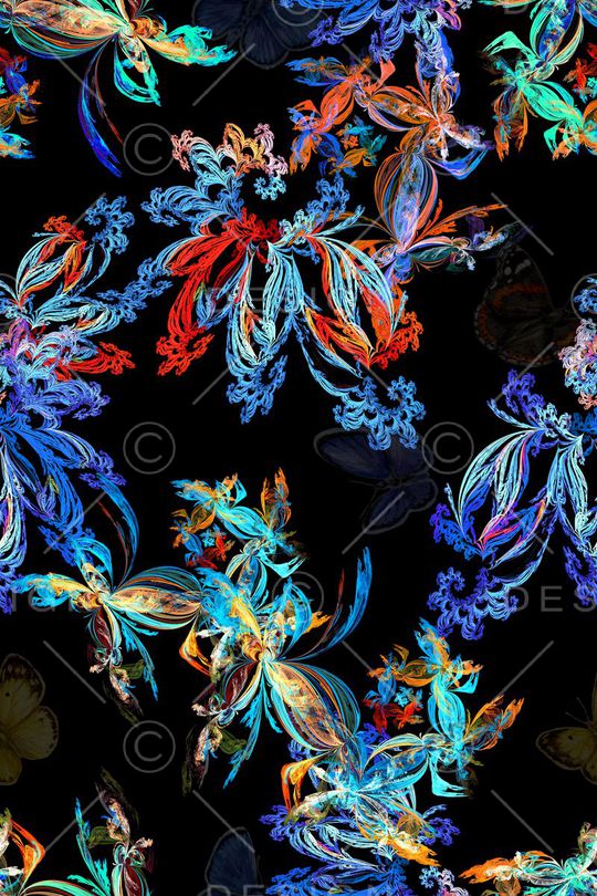 分形艺术印花华亿平台图片