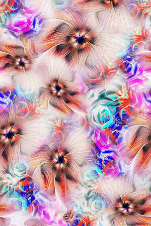 炫光抽象印花华亿平台图片