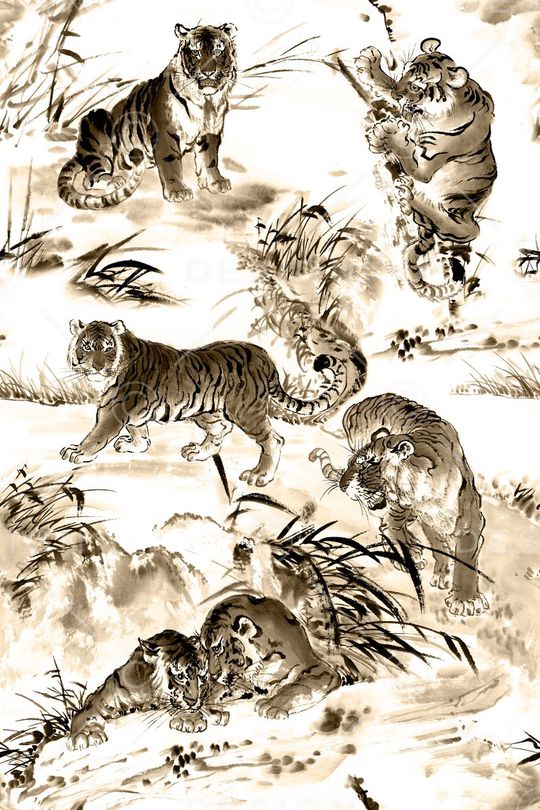 老虎印花华亿平台图片