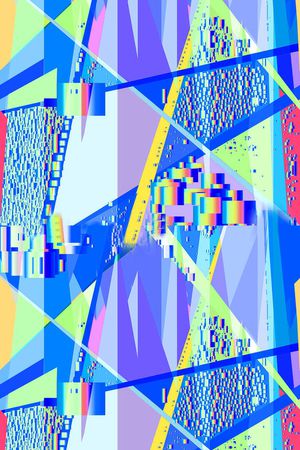 几何印花华亿平台图片