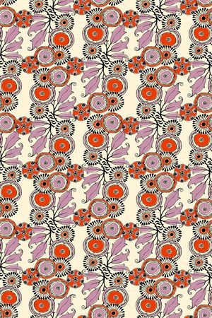 欧式复古印花华亿平台图片