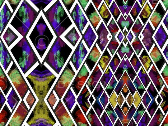 水彩肌理印花华亿平台图片