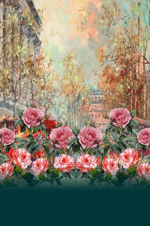 定位花印花华亿平台图片