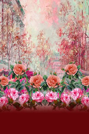 定位花印花华亿平台图片