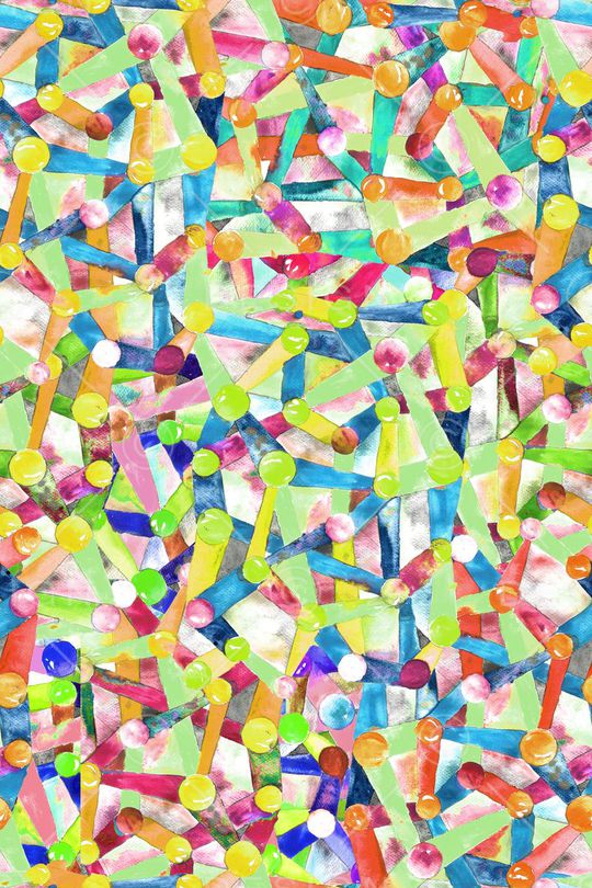 三角形印花华亿平台图片