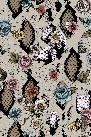 蛇皮印花华亿平台图片