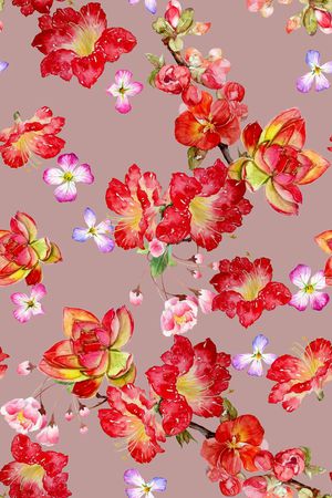 水彩印花华亿平台图片