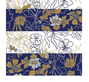 时尚创意图案印花华亿平台图片