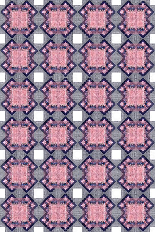 格子混搭印花华亿平台图片