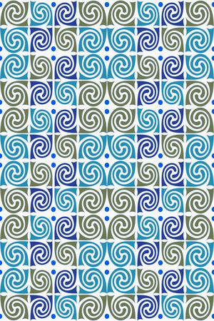 不规则几何印花华亿平台图片