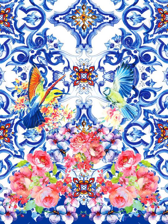 MAX-定位欧美民族风印花华亿平台图片