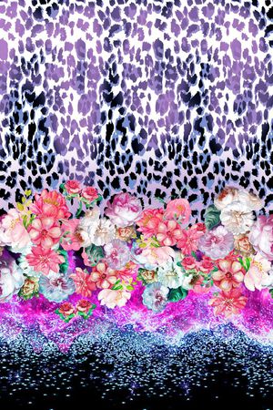 豹纹印花华亿平台图片