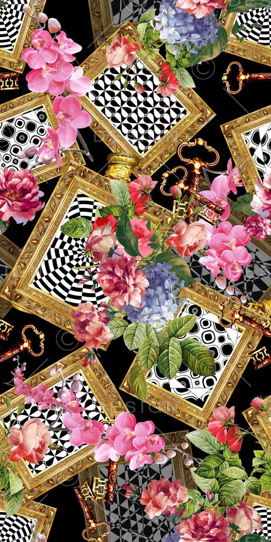 几何印花华亿平台图片