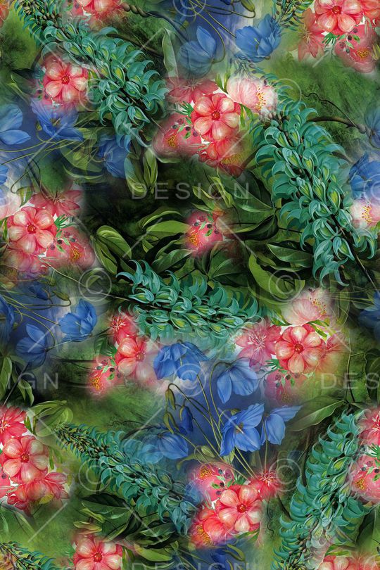 花草印花华亿平台图片