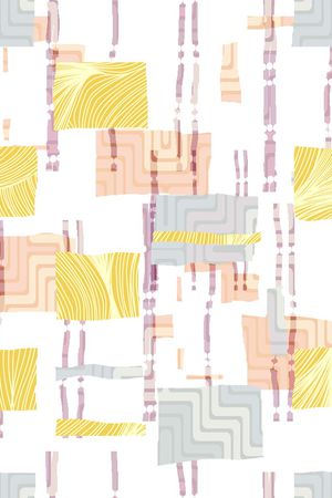 不规则几何印花华亿平台图片