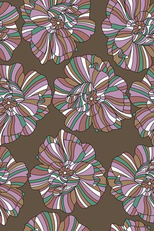 几何花卉印花华亿平台图片