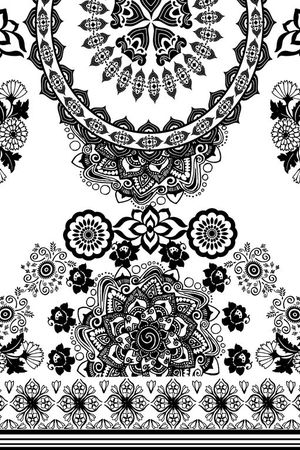 异域风情印花华亿平台图片