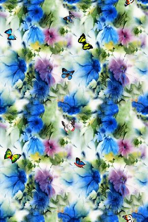 手绘印花华亿平台图片