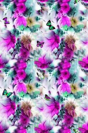 手绘印花华亿平台图片