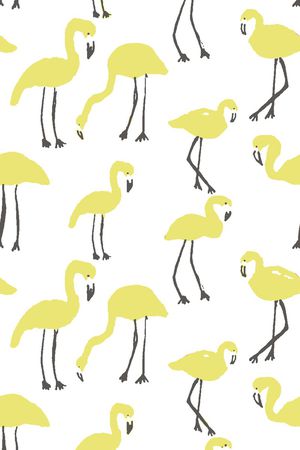 火烈鸟印花华亿平台图片